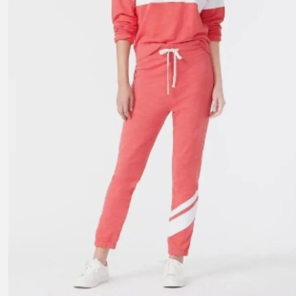 Like New! J. Crew Vintage Fleece Cotton Terry Jogger Pant with Stripe Size XXS